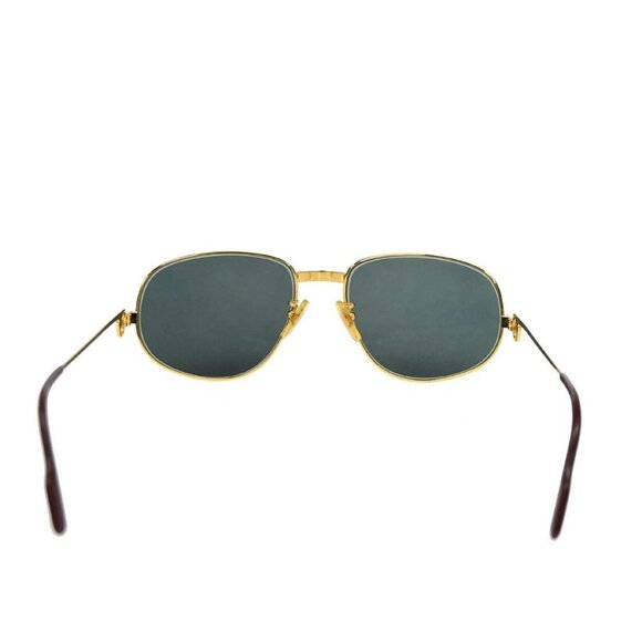 CARTIER Romance Louis Sunglasses Green Gold France 31RL567 main image 11